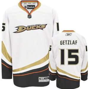  Ryan Getzlaf Jersey Reebok White #15 Anaheim Ducks 