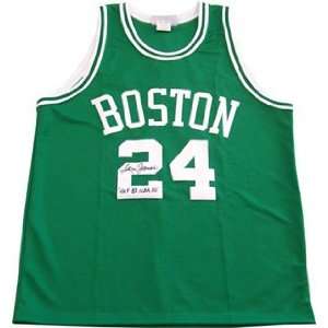 Sam Jones HoF 83 & NBA 50 Autographed / Signed Boston Celtics Jersey