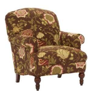   Broyhill 6964 0Q Samantha Accent Chair in Brown Floral