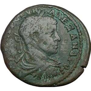 SEVERUS ALEXANDER 222AD Dionysopolis Serapis Antiquity Rare Roman Coin 
