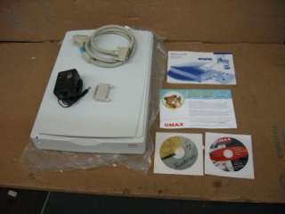 UMAX Astra 610S Flatbed Scanner w/ Accessories  