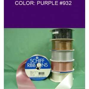  10yds DOUBLE FACE SATIN RIBBON Purple #932 1/4~USA 