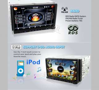   In Dash Car DVD Player Radio Stereo NAV Navigation Detachable Panel