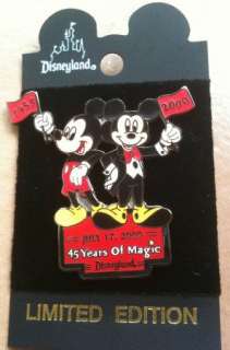 45 Years of Magic Disneyland Pin Mickey Mouse LE  