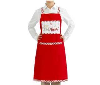 NEW Lenox Eat, Drink, Be Merry CHRISTMAS Holiday Apron  