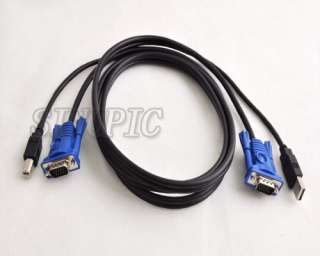 Suitable for KVM SWITCH BOX /VGA Monitor/Plasma/LCD TV etc with a VGA 