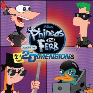 Phineas & Ferb Across 1st & 2nd Dimensions Audio CD ~ Various Artists