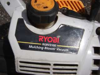 Ryobi RGBV3100 Gas Mulching Leaf Blower Vacuum  