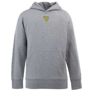  West Virginia YOUTH Boys Signature Hooded Sweatshirt (Grey 