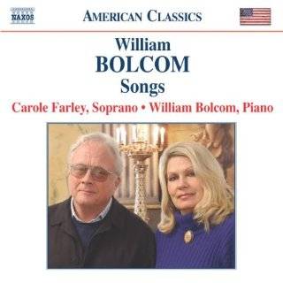 William Bolcom Songs by Carole Farley and William Bolcom ( Audio CD 