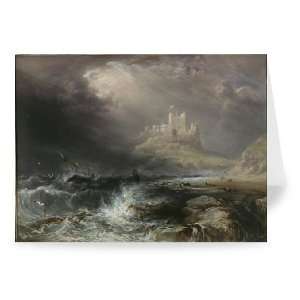 Bamburgh Castle, Northumberland by William   Greeting Card (Pack of 
