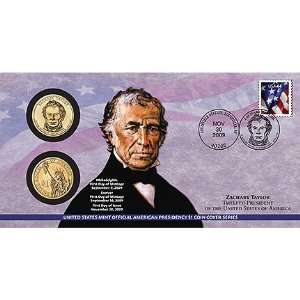  2009 Zachary Taylor Presidential $1 First Day Coin Cover 