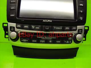 05 2005 Acura TSX navigation screen radio cd gps display OEM  