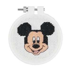  Janlynn Mickey Mouse Mini Counted Cross Stitch Kit 3 