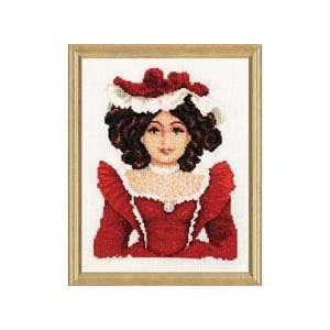  Red Doll Counted Cross Stitch Kit Arts, Crafts & Sewing