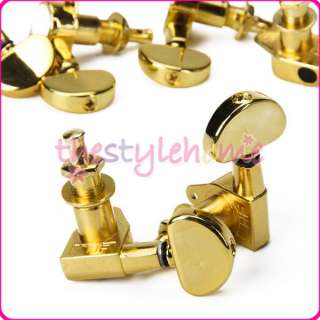 Guitar String Tuning Pegs Tuners Machine Heads Gold  