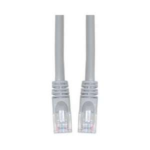  CAT5E, UTP, Crossover, with Molded Boot, 350MHz, Gray, 100 