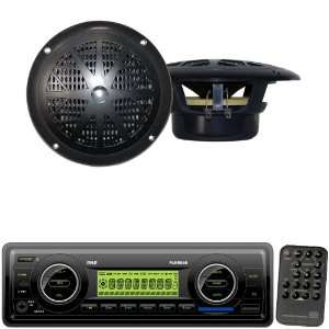   SD/MMC   PLMR41B 4 Dual Cone Waterproof Stereo Speaker System (Pair