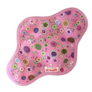   Plus Cloth Menstrual Pads with Leak Resitant Sheet Day Water Flowers