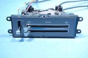 Heater Vent Climate Controls Switch Panel A/C Delete AC  