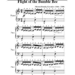   of the Bumble Bee Easy Piano Sheet Music Rimsky Korsakov Books