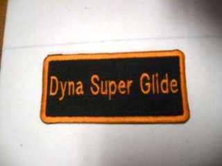 Harley Davidson Motorcycle Biker Patch Patches Dyna Super Glide New 
