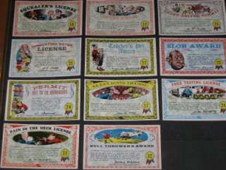 1964 TOPPS   NUTTY AWARDS   COMPLETE 32 PHOTO CARD SET   RAT FINK 