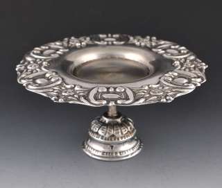 Nice Vintage Portuguese Chased Silver Crown Tray for Holy Ghost  