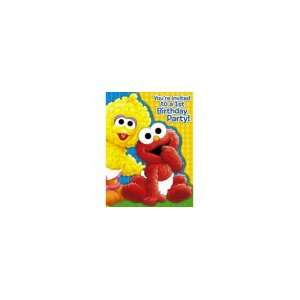  1st Sesame Street Invitation and Thank You Notes Toys 