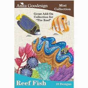   Embroidery Machine Design Cd Reef Fish Arts, Crafts & Sewing
