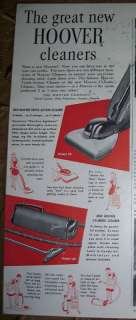 1947 Hoover Vacuum Cleaner Model 28 50 Ad  