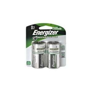  Energizer D Cell Rechargeable NiMH Battery Retail Pack 
