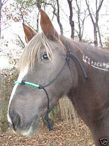 Fancy Stiff Nose Horse Rope Training Halter Extra Knots  