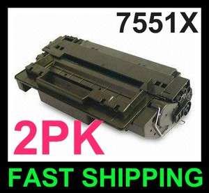PACKS NEW Q7551X 51X Toner Cartridge Fits HP Laserjet Printer FREE 