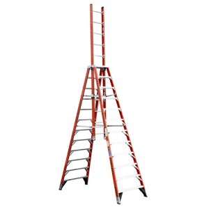   Rating Fiberglass Extension Trestle Ladder, 12 Foot