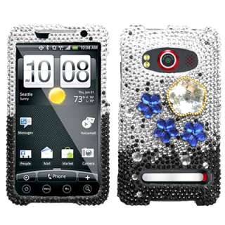 BLING Hard Snap Phone Protect Cover Case for HTC EVO 4G Sprint NIGHT C 