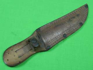 US BOYSCOUTS Leather Sheath Scabbard for Hunting Fighting Knife  