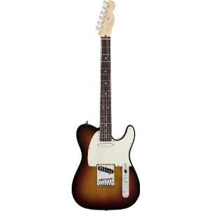 Fender American Deluxe Telecaster® Electric Guitar, 3 Tone Sunburst 