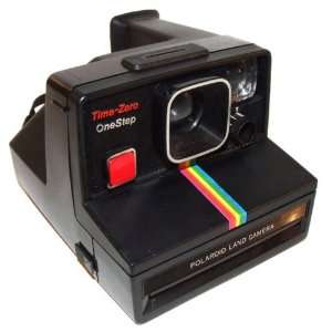  Polaroid One Step SX 70 Black/Rainbow TIME ZERO Instant 