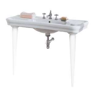   Wall Mounted Fire Clay Bathroom Sink Only, with 8