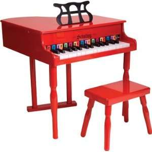  Schylling Baby Grand Piano   Red Toys & Games