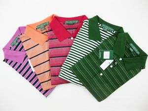 Lot of 5 New HOUSE of CARRINGTON Polo Golf Shirts L NWT  