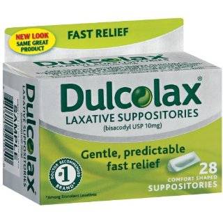 Dulcolax Laxative, Comfort Shaped Suppositories, 28 suppositories