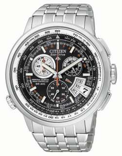 New Citizen Eco Drive Atomic Chrono Time A.T. Mens Watch BY0000 56E 