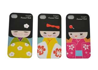   Japanese Kokeshi Doll iPhone 4 4S Case Butterfly Air Mail  