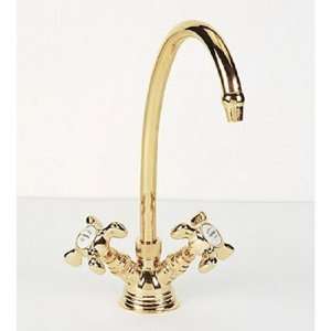   Royale/Verseuse Deck Mounted Mixer In Solibrass