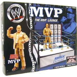  WWE Wrestling Ring Exclusive The MVP Lounge Ring with 