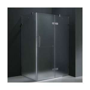 Vigo VG6011BNMT36WL Frameless 36 x 48 Clear Glass Shower Enclosure 