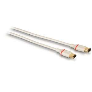  Philips SWF2124S/27 Firewire 6/6 Pins Cable (6 feet, White 