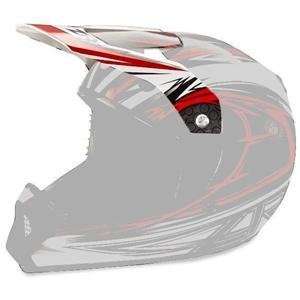    Z1R Visor for Rail Fuel Helmet   Youth/White/Red Automotive